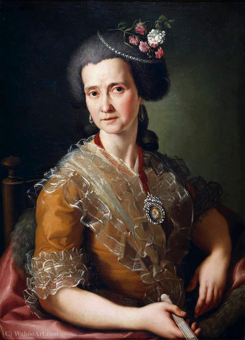 Portrait Of Manuela Tolosa Y Abylio, The Artist's Wife — Antonio González Velázquez