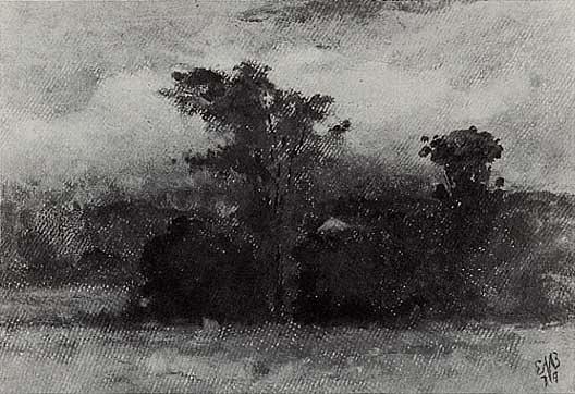 Landscape, (painting) — Edward Mitchell Bannister