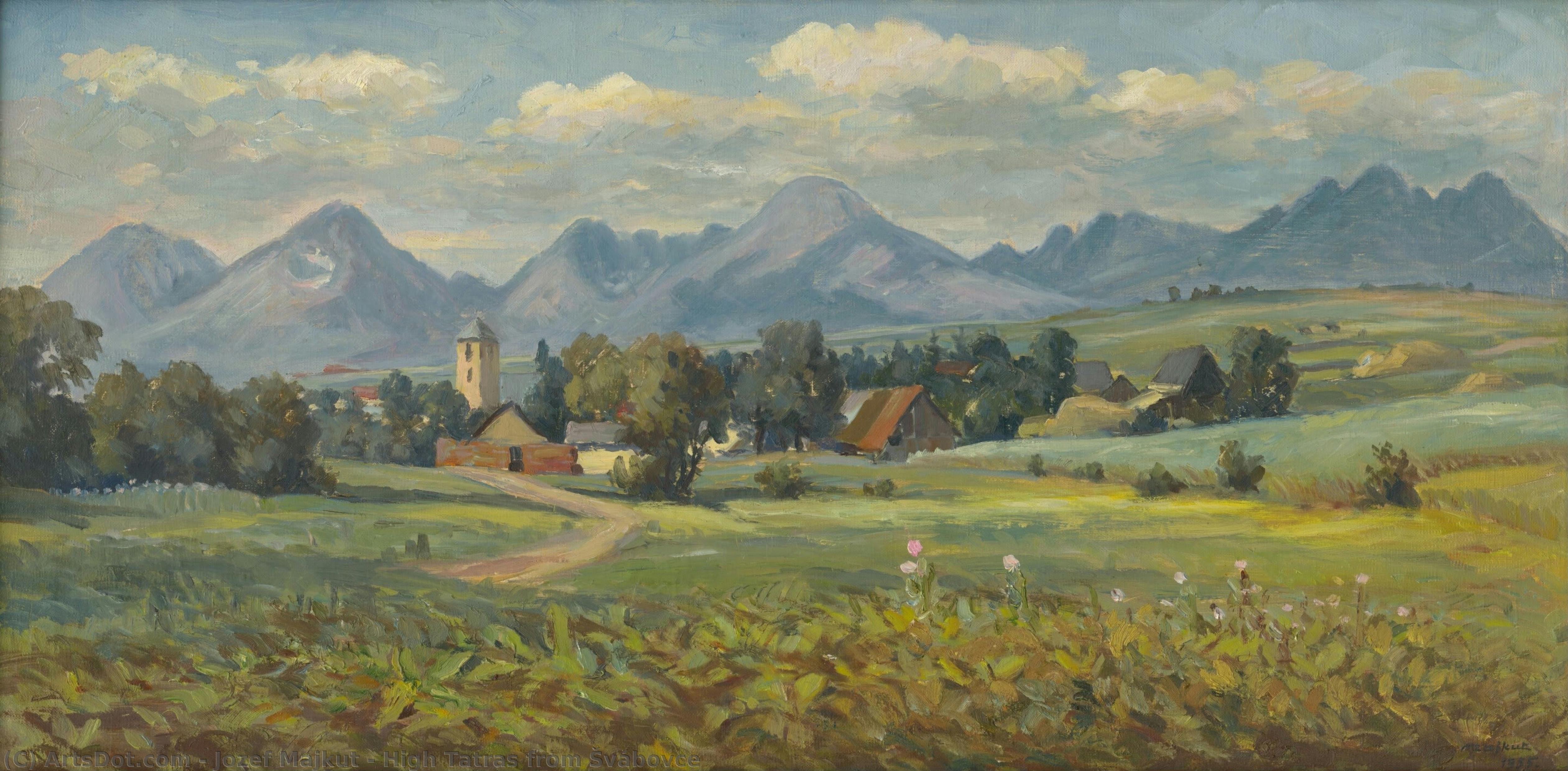 High Tatras From Švábovce — Jozef Majkut