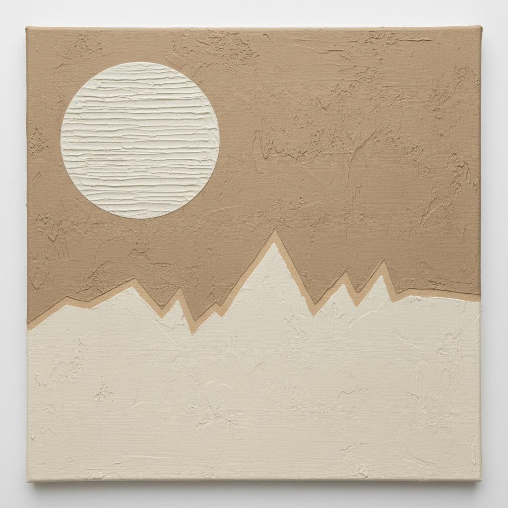 Ethereal Solitude: A Monochromatic Study Of Silent Peaks And Celestial Light — Laurent Roche