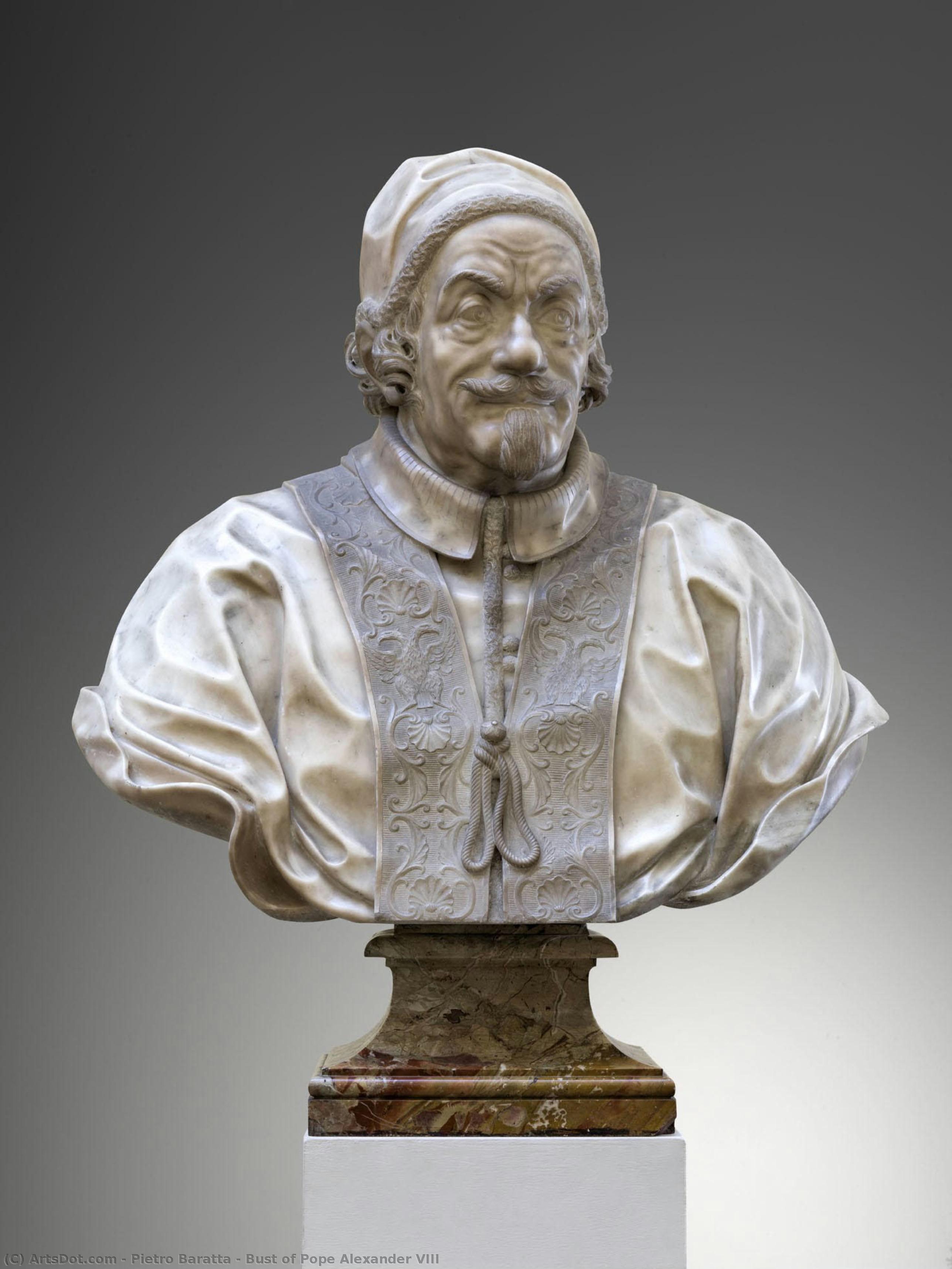 Bust Of Pope Alexander Viii — Pietro Baratta