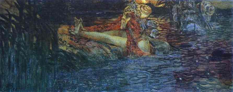 Parting Of The Sea King And Princess Volkhova — Mikhail Vrubel