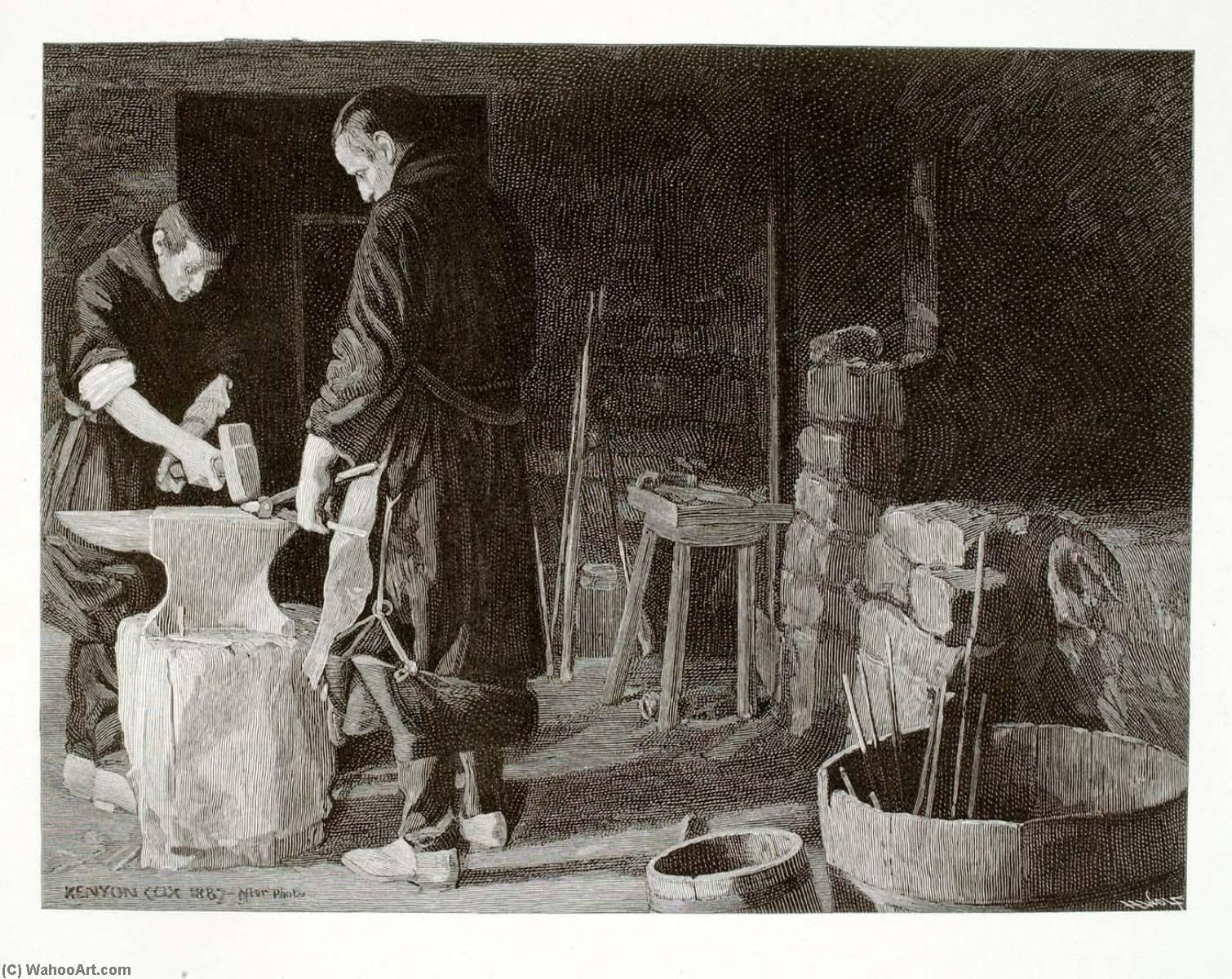 In The Smithy — Хенри Волф