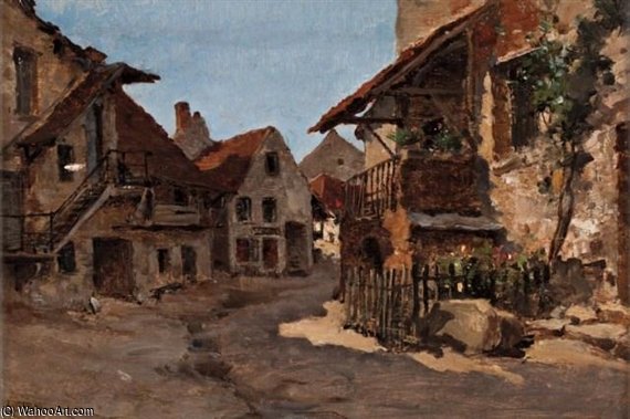 Un Rue De Beure — Leon Germain Pelouse