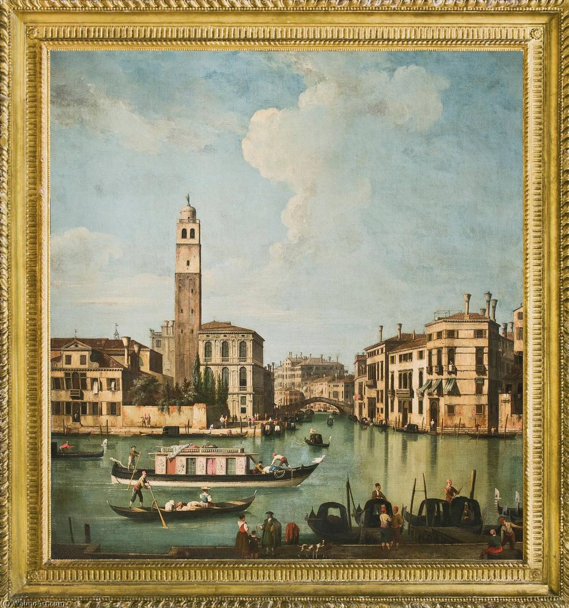 A View Of The Canal Grande With San Geremia, Palazzo Labia And The Entrance To The Cannareggio — Giovanni Battista Cimaroli