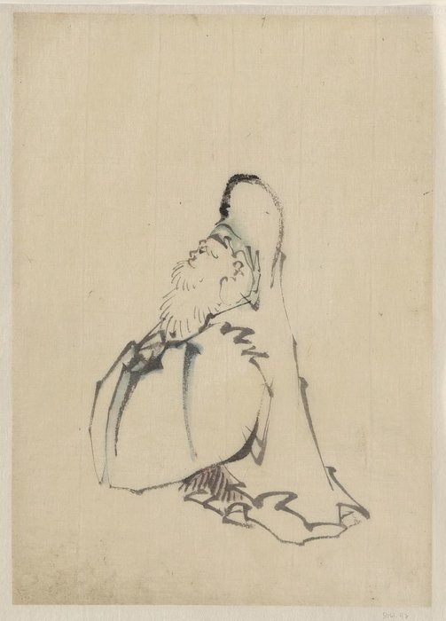 Fukurokuju, The God Of Wisdom — Katsushika Hokusai