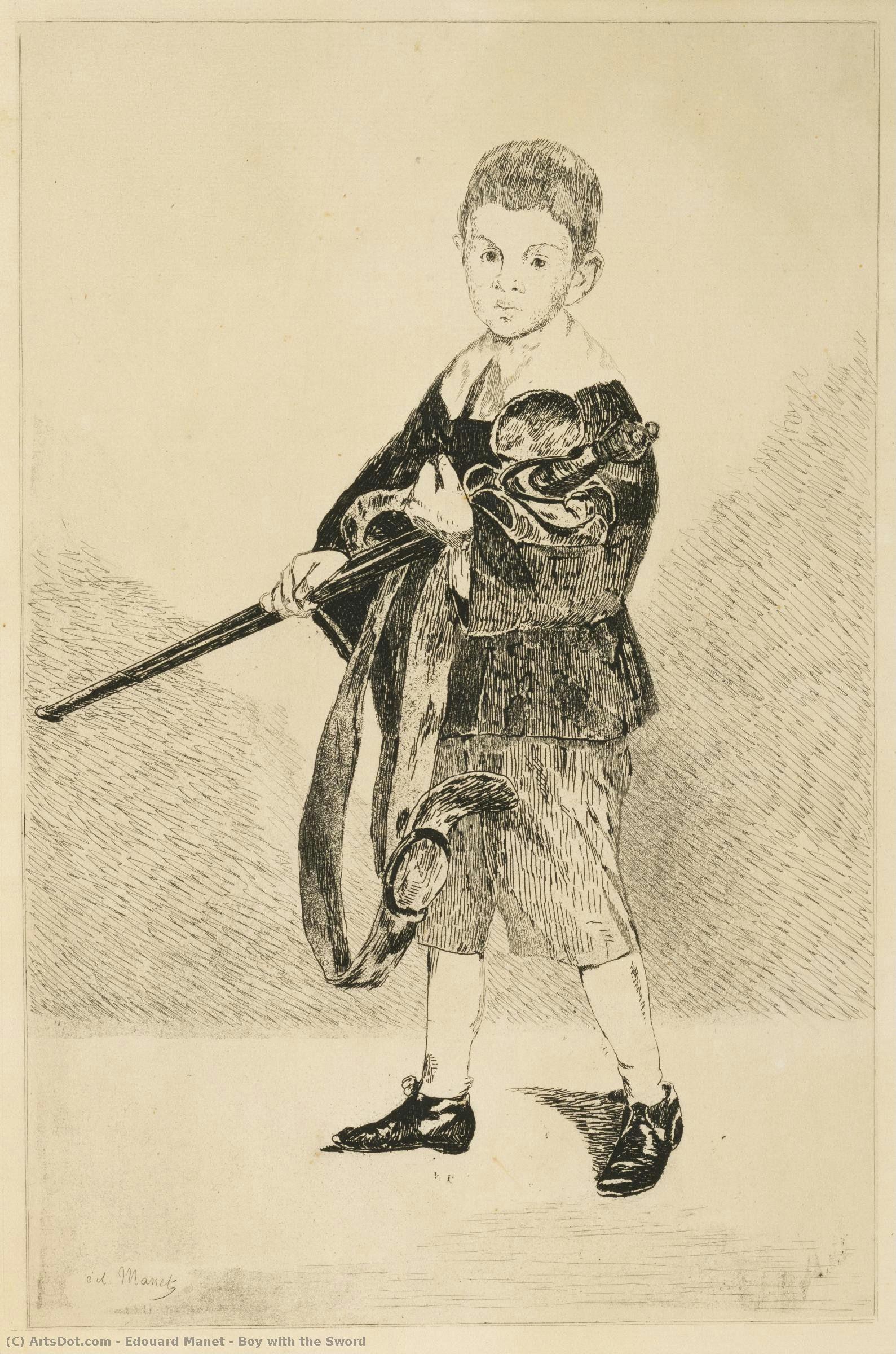 Boy With The Sword — Édouard Manet