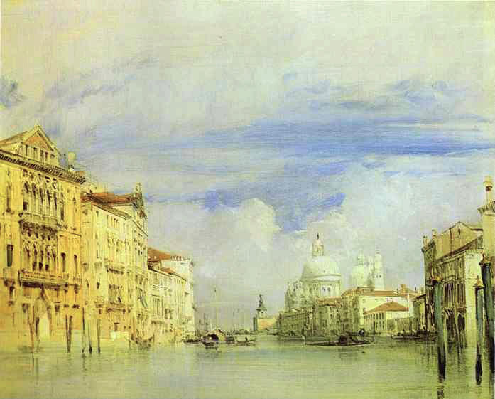 Venice. The Grand Canal. — Richard Parkes Bonington