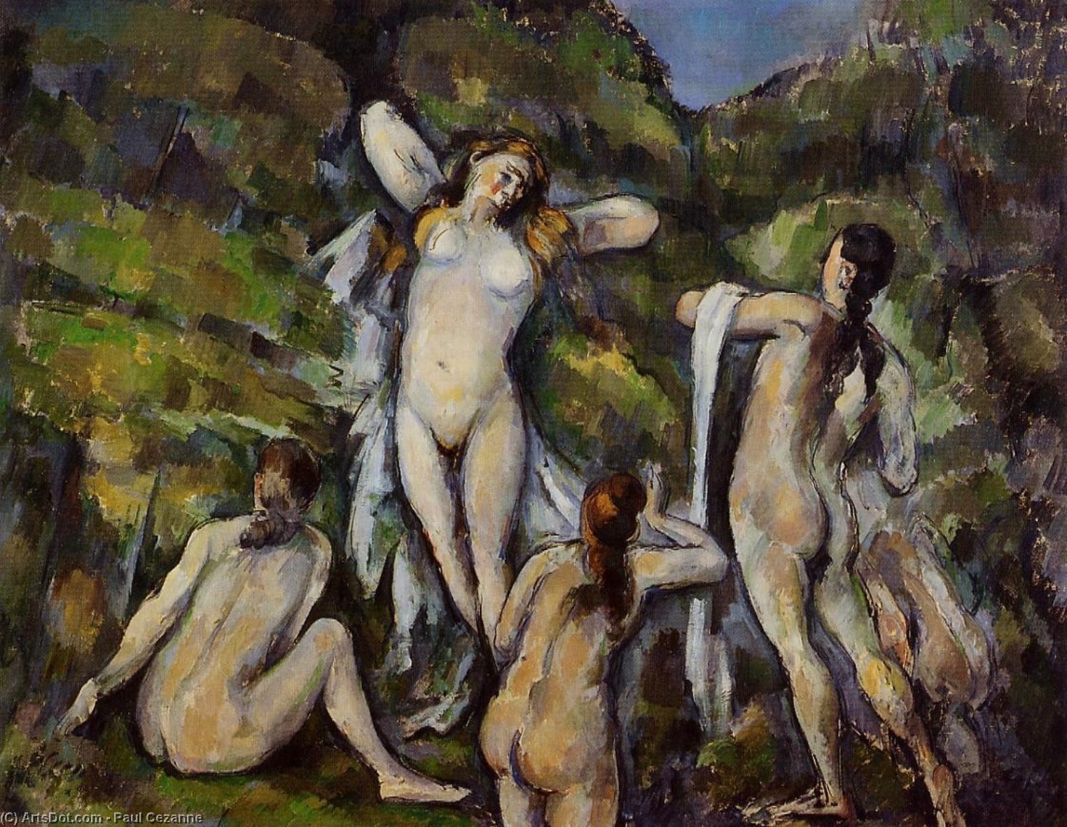 Four Bathers — セザンヌ