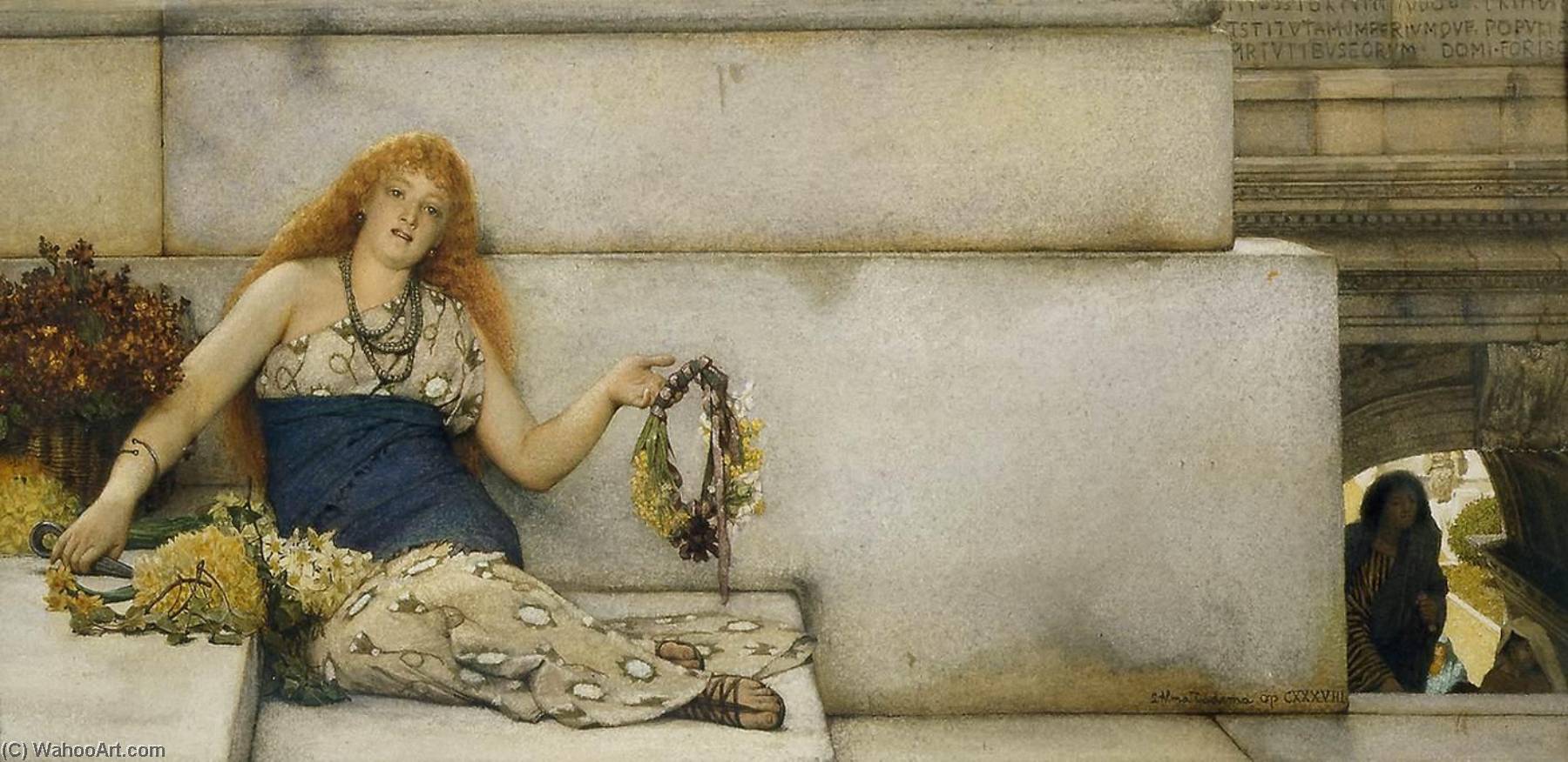 On The Steps Of The Capitol — Lourens Alma Tadema