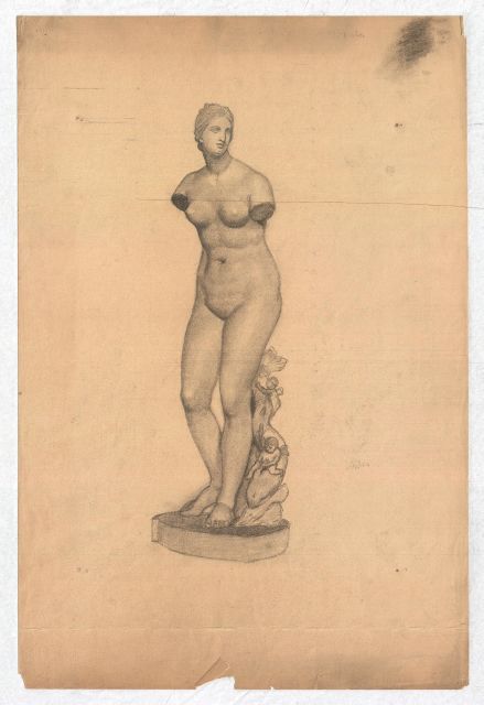 Study Of A Classical Female Torso — Theodore Clement Steele