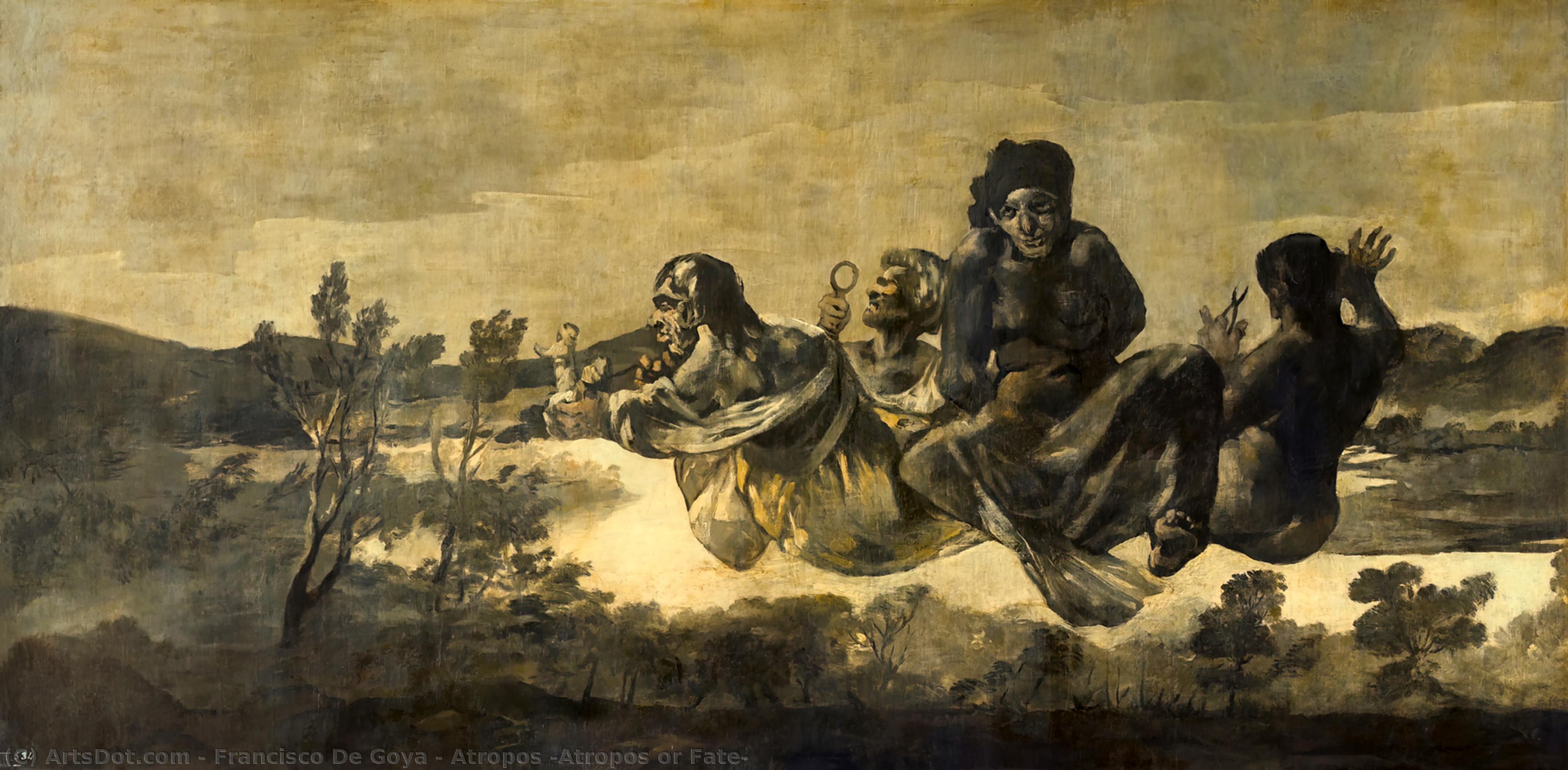 Atropos (atropos Oder Das Schicksal) — Francisco José De Goya Y Lucientes