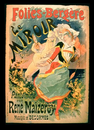 Poster For 'le Miroir' At The Folies-bergere — Jules Chéret