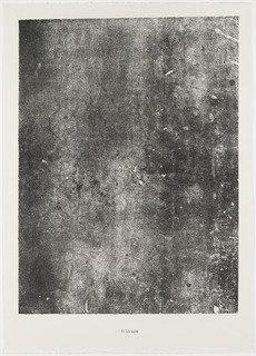 Soot (la Suie) From The Portfolio Expanses, Partitions (etendues, Parois) From Phenomena (les Phénomènes) — Jean Philippe Arthur Dubuffet
