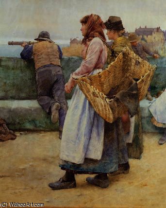 Departure Of The Fleet — Walter Langley