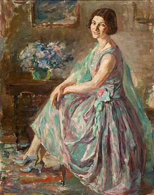 Lady In An Interior — Thalia Flora Karavia