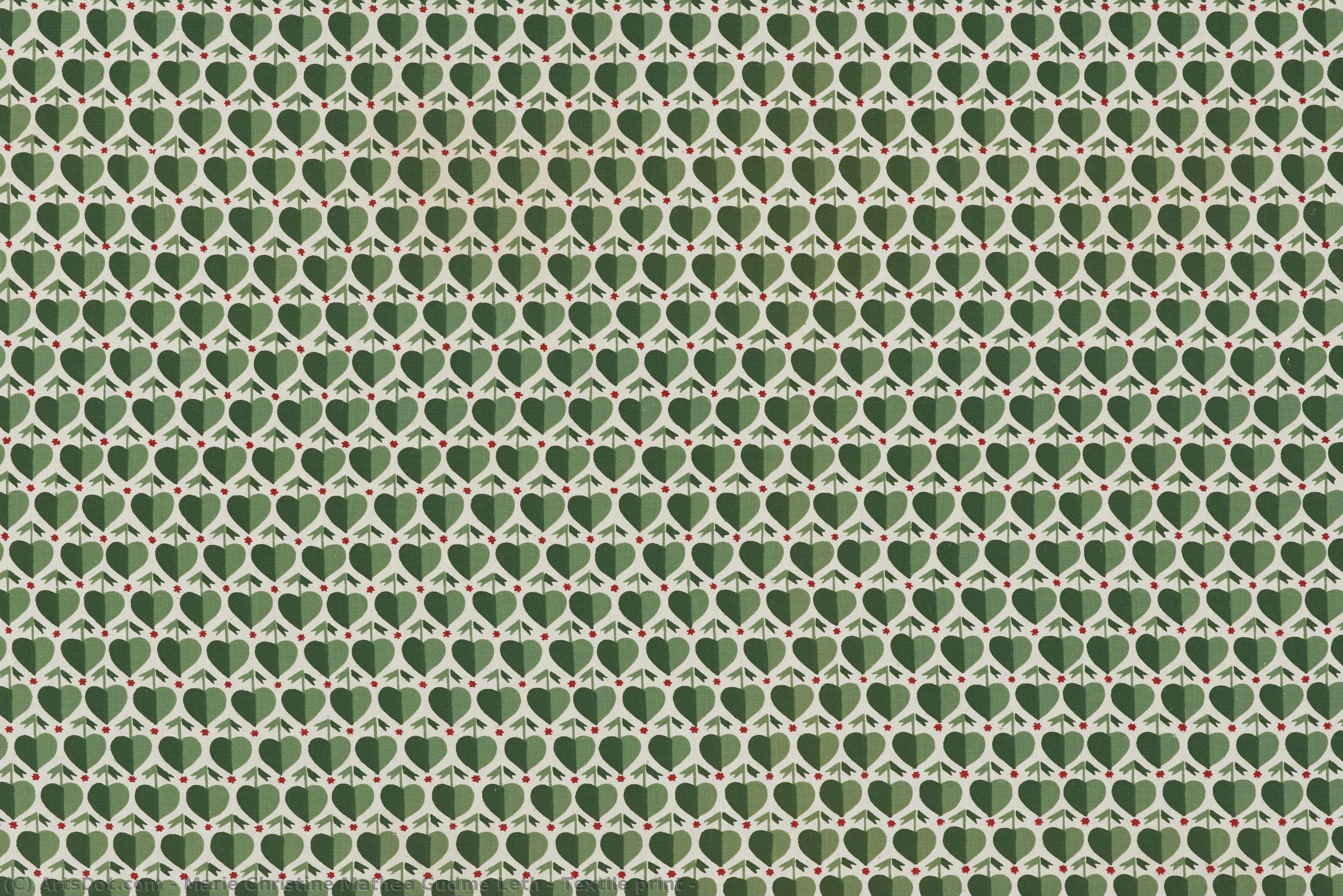 Textile Print — Marie Christine Mathea Gudme Leth