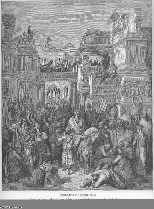 The Triumph Of Mordecai — Paul Gustave Doré