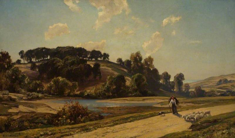 The Road To The Sea, Equihen, France — Herbert Edwin Pelham Hughes Stanton