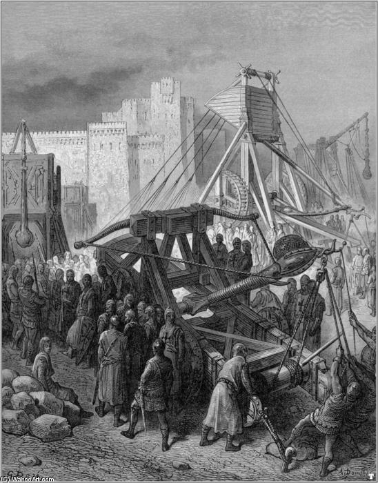 Die Belagerungsmaschinen Der Kreuzfahrer — Paul Gustave Doré