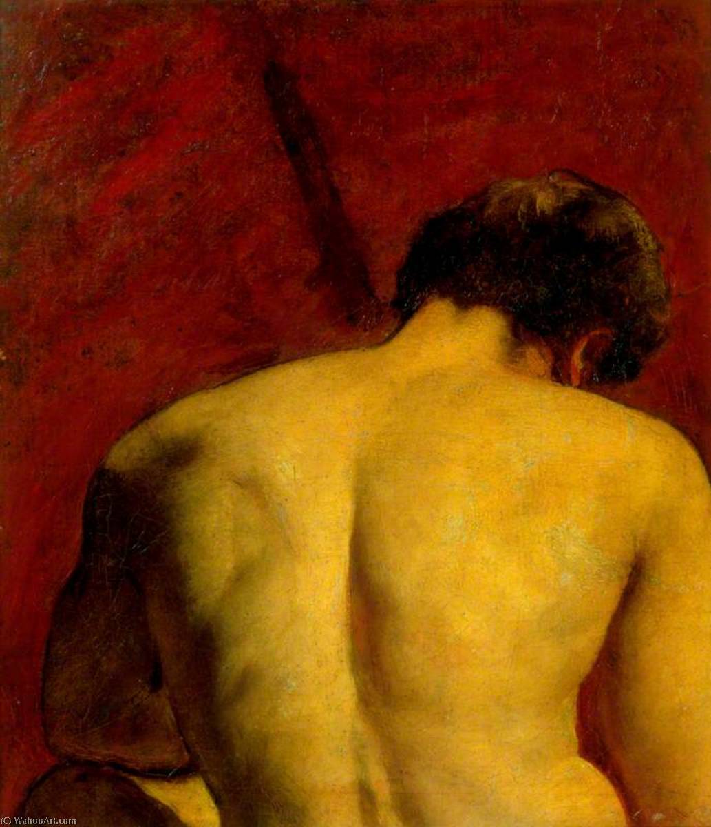 Study Of A Nude Male Figure — William Etty