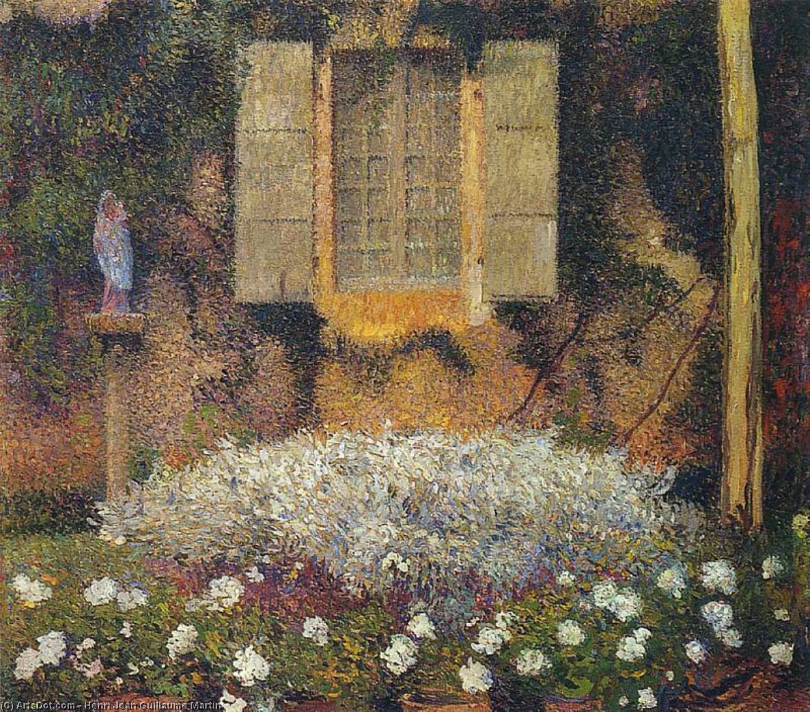 La Fenetre Su Le Jardin — Henri Jean Guillaume Martin