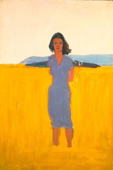 Ada In A Purple Dress — Alex Katz