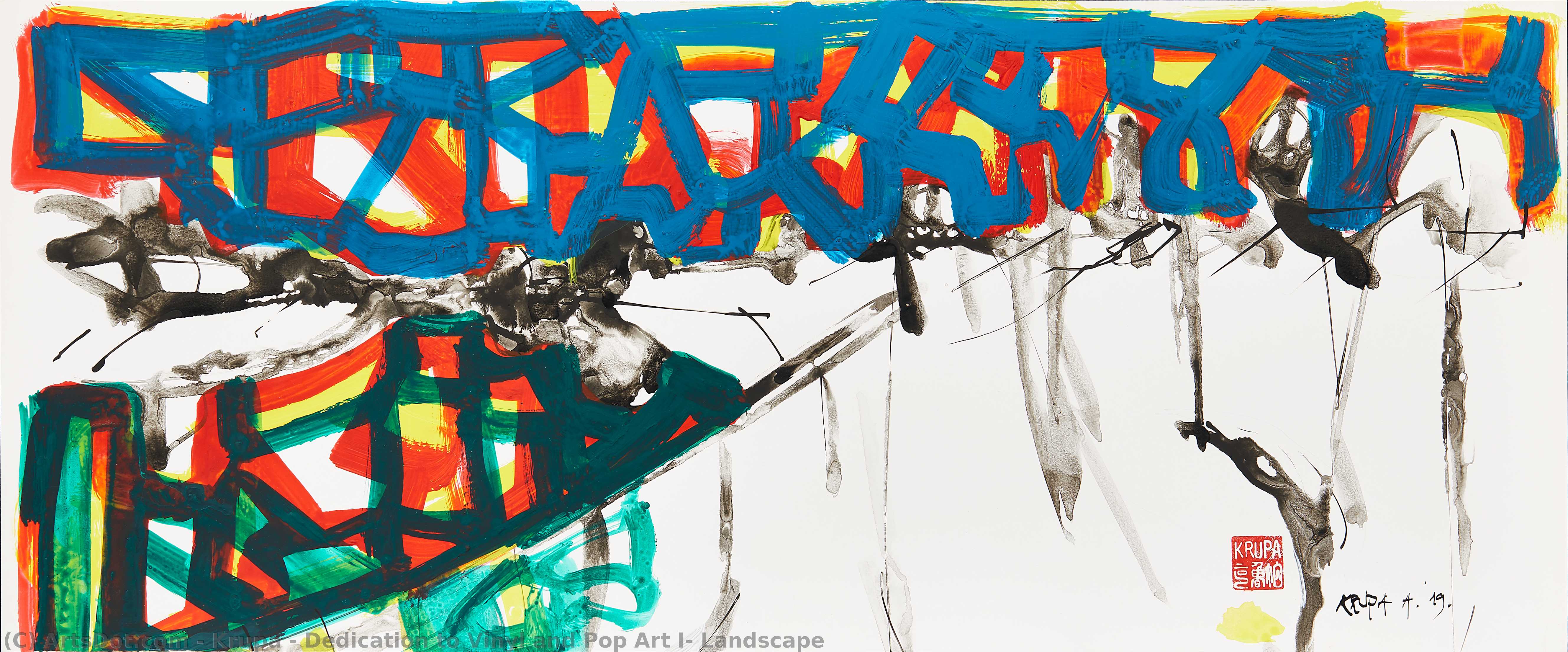 Dedication To Vinyl And Pop Art I: Landscape — Krupa