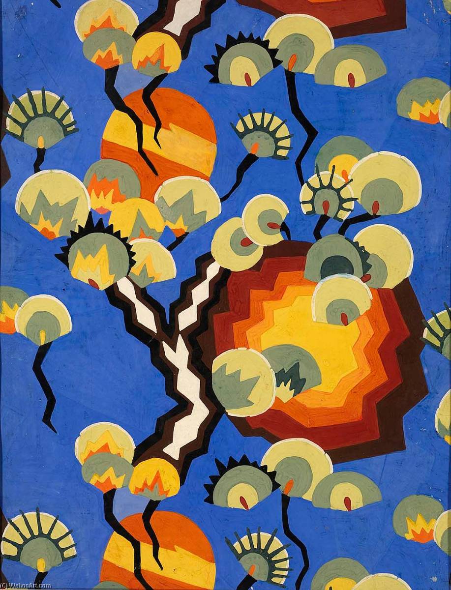 Textile Design For Cretonne — Лois Mailou Jones