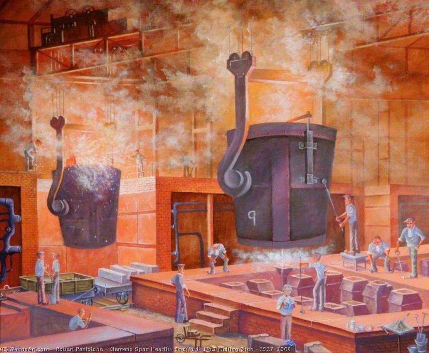 Siemens Open Hearth, Sheffield, No.1 Melting Shop (1917–1968) — Robert Penistone