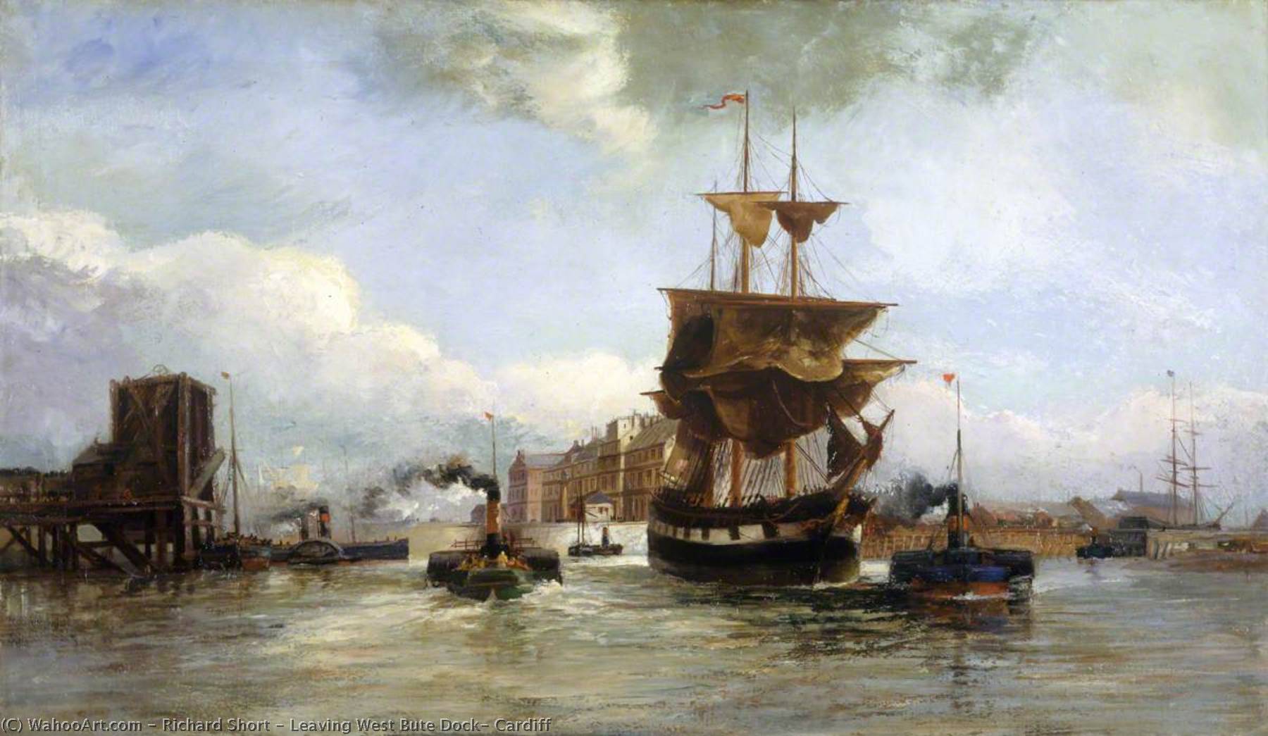 Leaving West Bute Dock, Cardiff — Richard Short