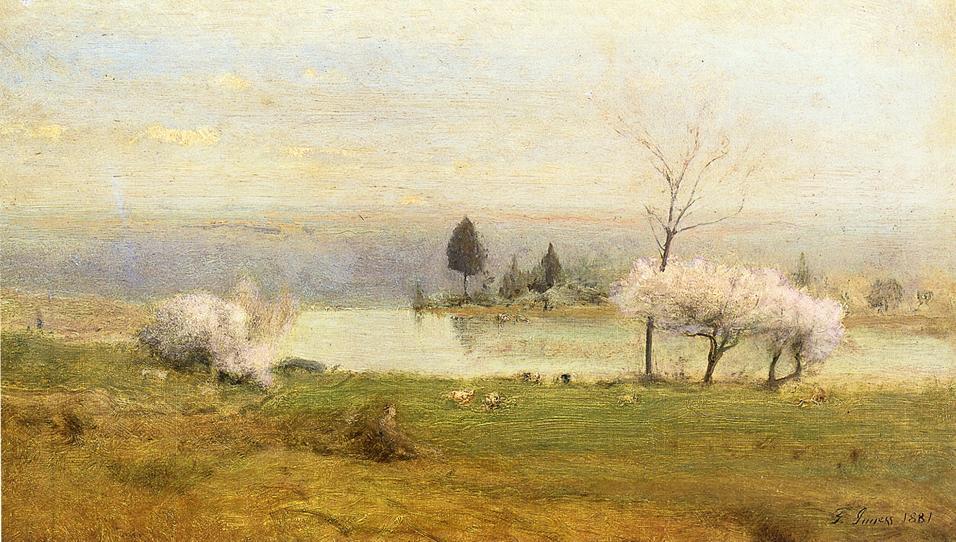 Pond At Milton On The Hudson — George Innes