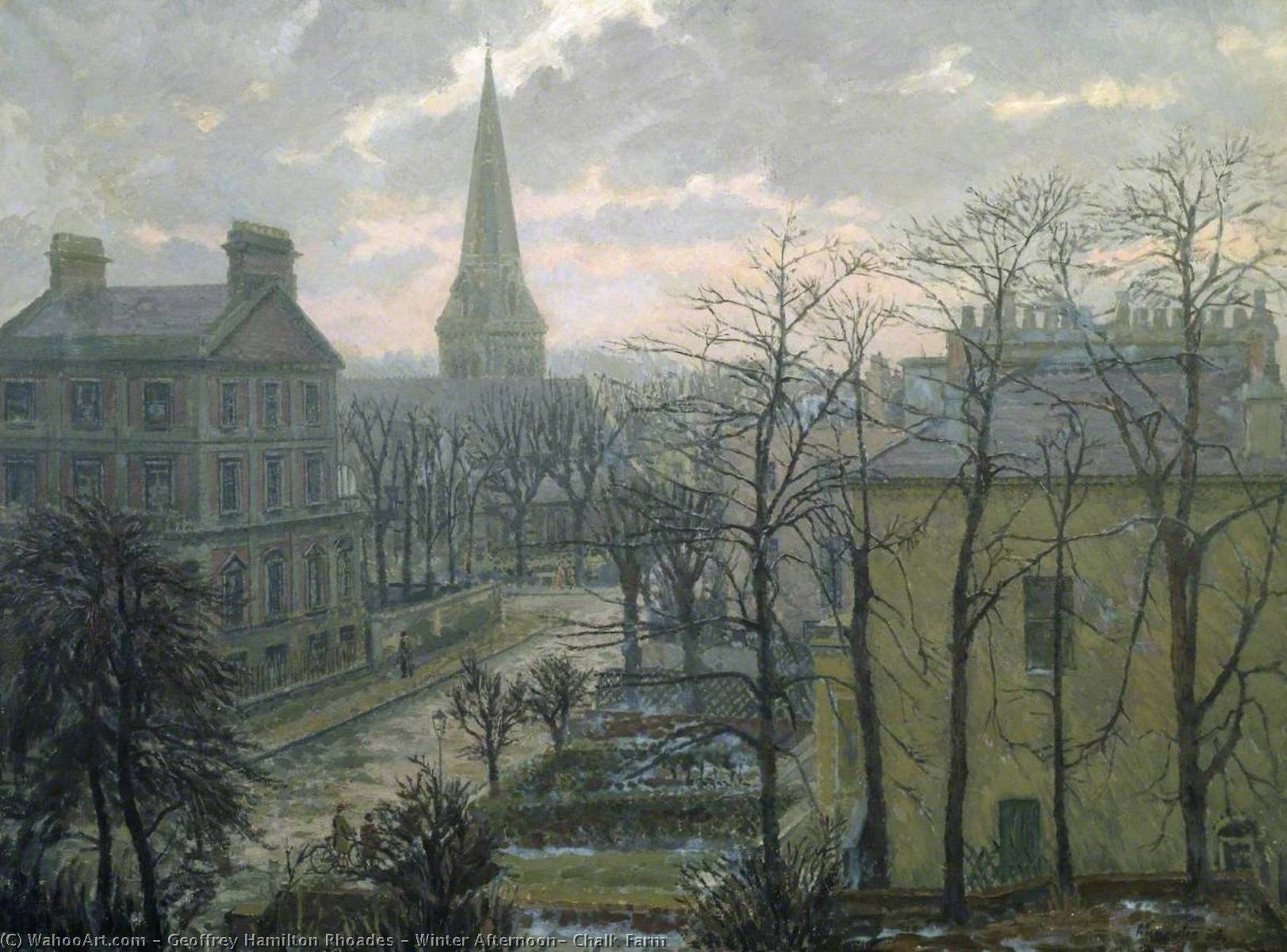Winter Afternoon, Chalk Farm — Geoffrey Hamilton Rhoades