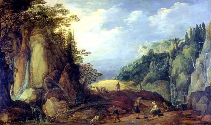 Landscape In The Mountains — Joos De Momper The Younger
