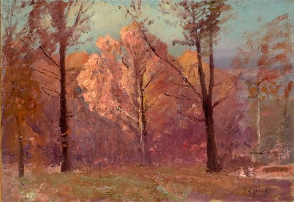 Autumn, White Oak — Theodore Clement Steele