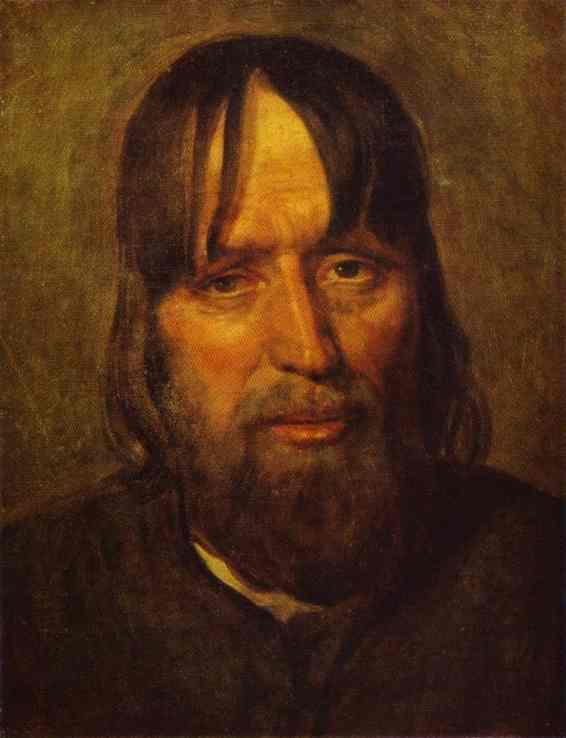 Head Of An Old Peasant — Alexei Venetsianov