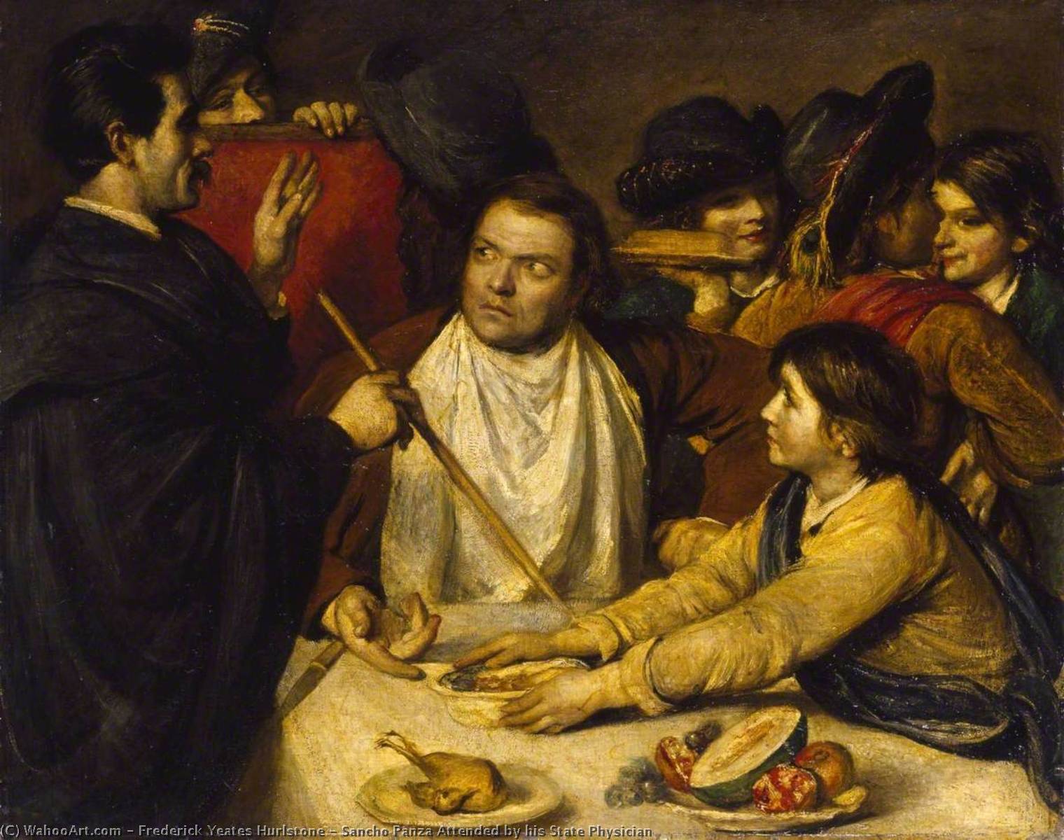 Sancho Panza Attended By His State Physician — Frederick Yeates Hurlstone