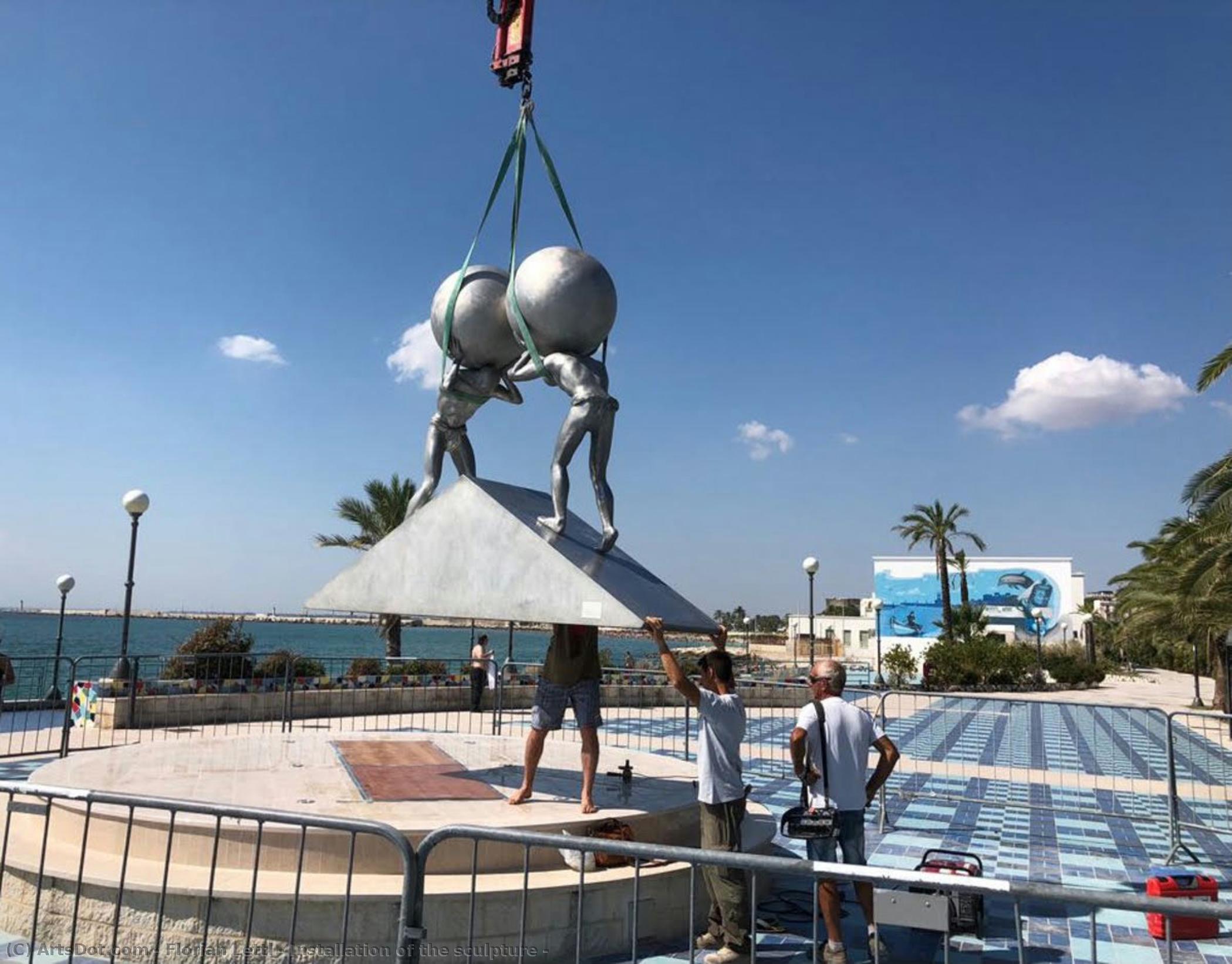 Installation Of The Sculpture — Florian Lettl