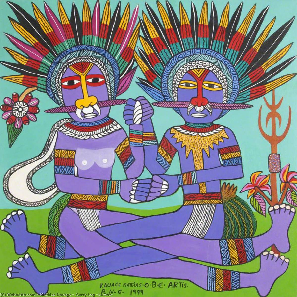 Carry Leg (lovers) — Mathias Kauage