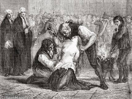 The Torture Of Madame De La Motte — Hippolyte De La Charlerie