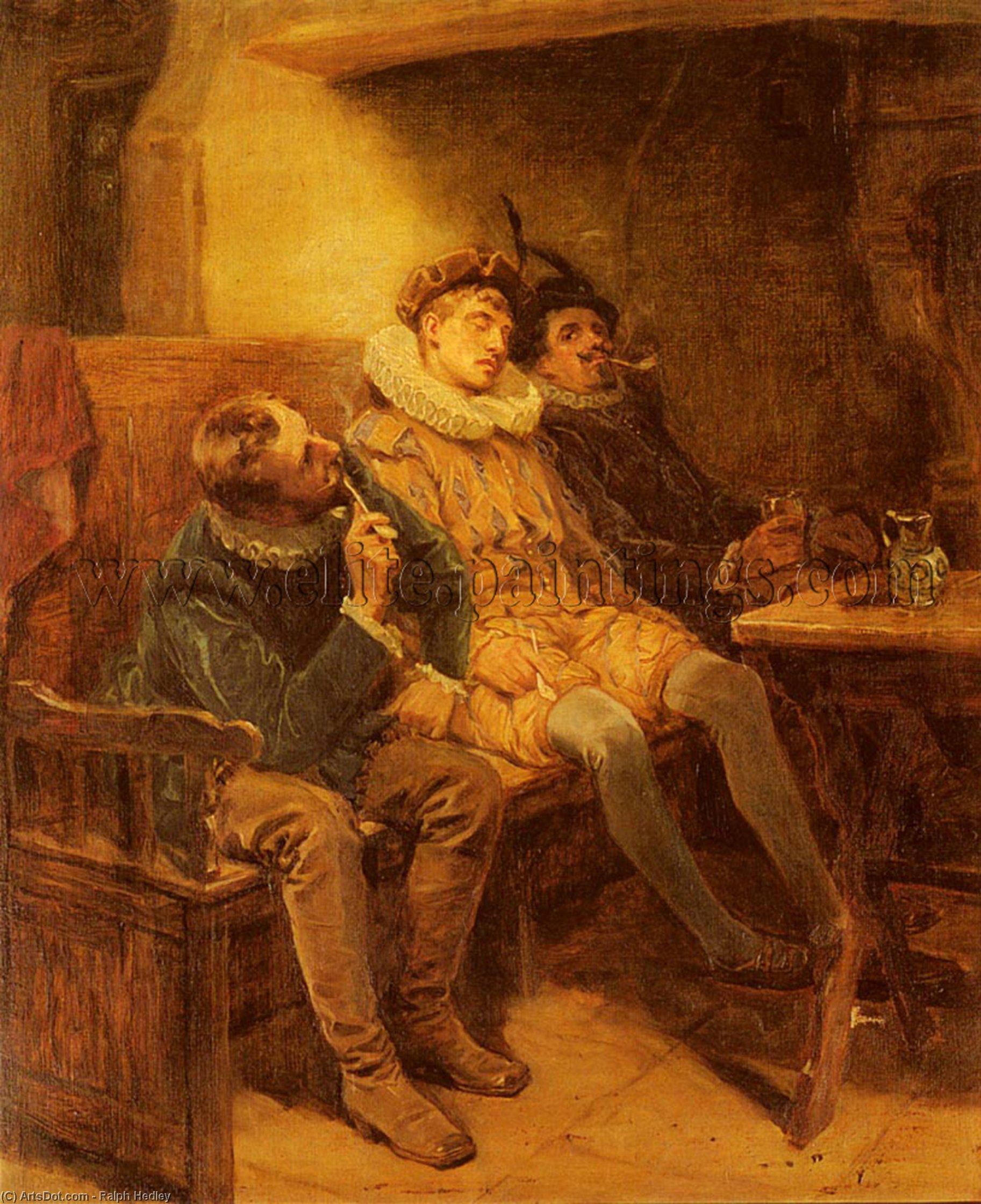 His First Smoke — Ralph Hedley