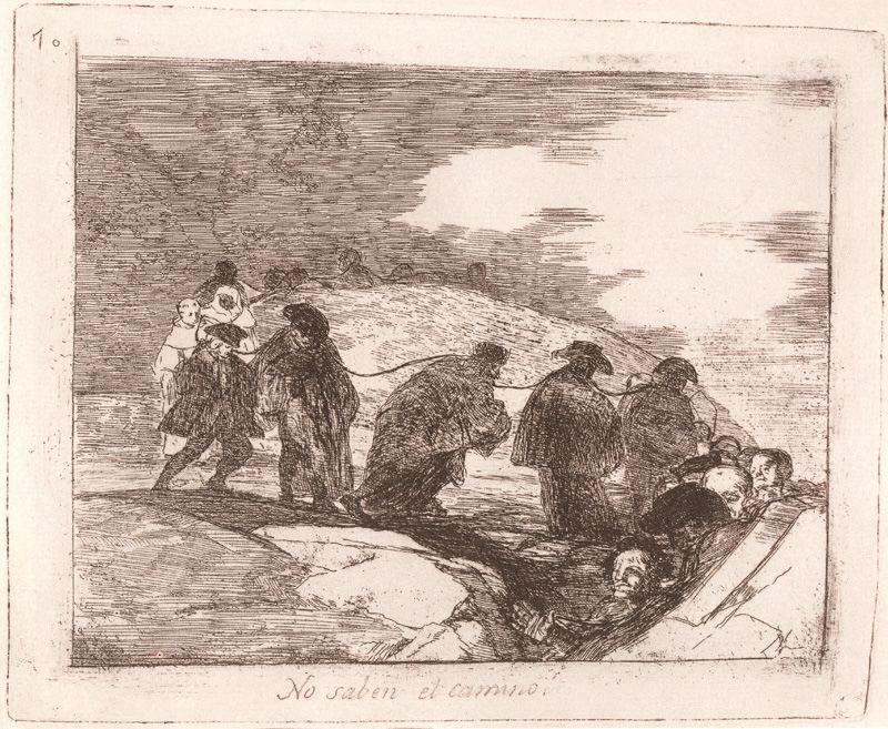 No Saben El Camino — Francisco José De Goya Y Lucientes
