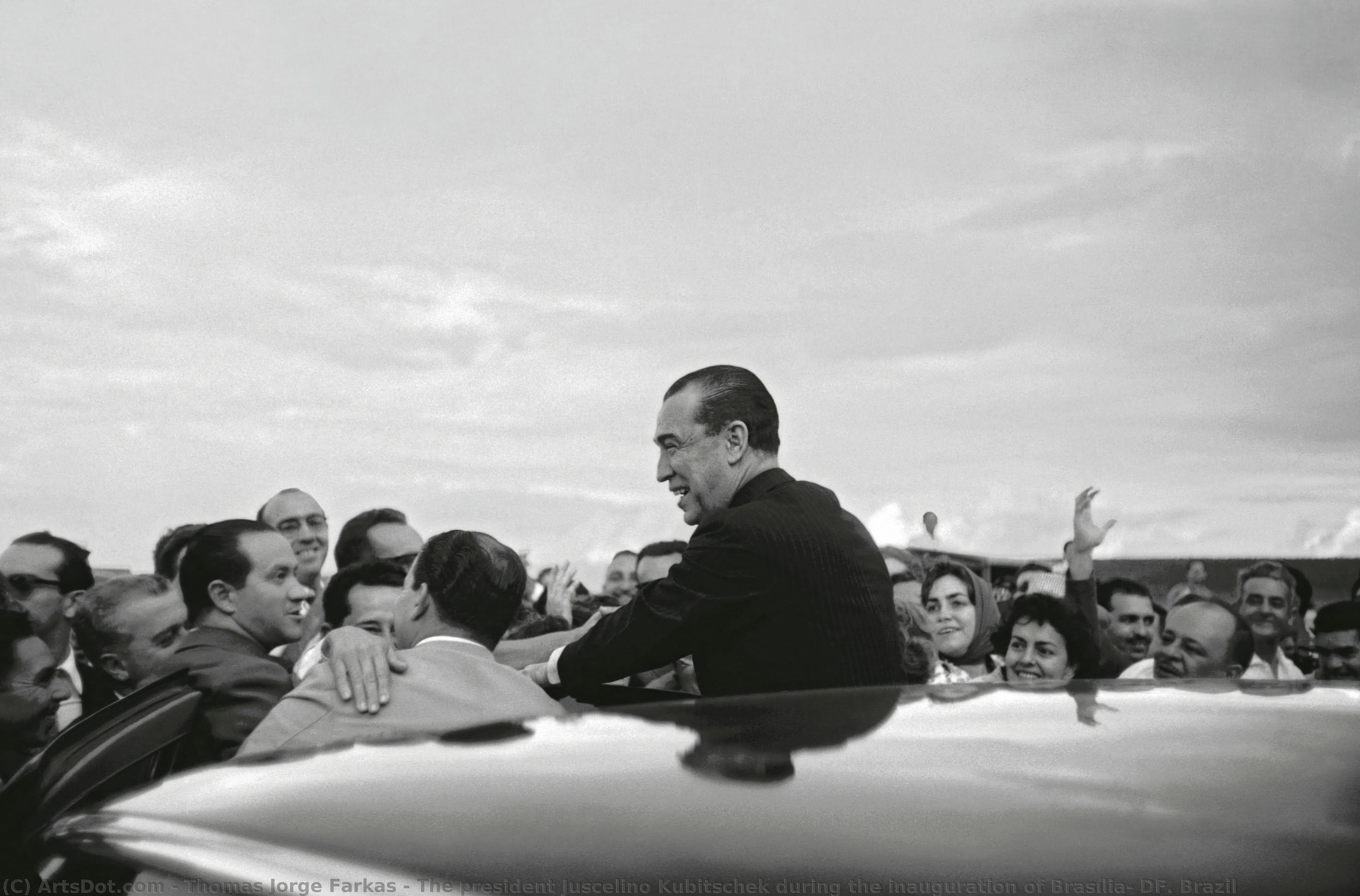 The President Juscelino Kubitschek During The Inauguration Of Brasília, Df. Brazil — Thomas Jorge Farkas