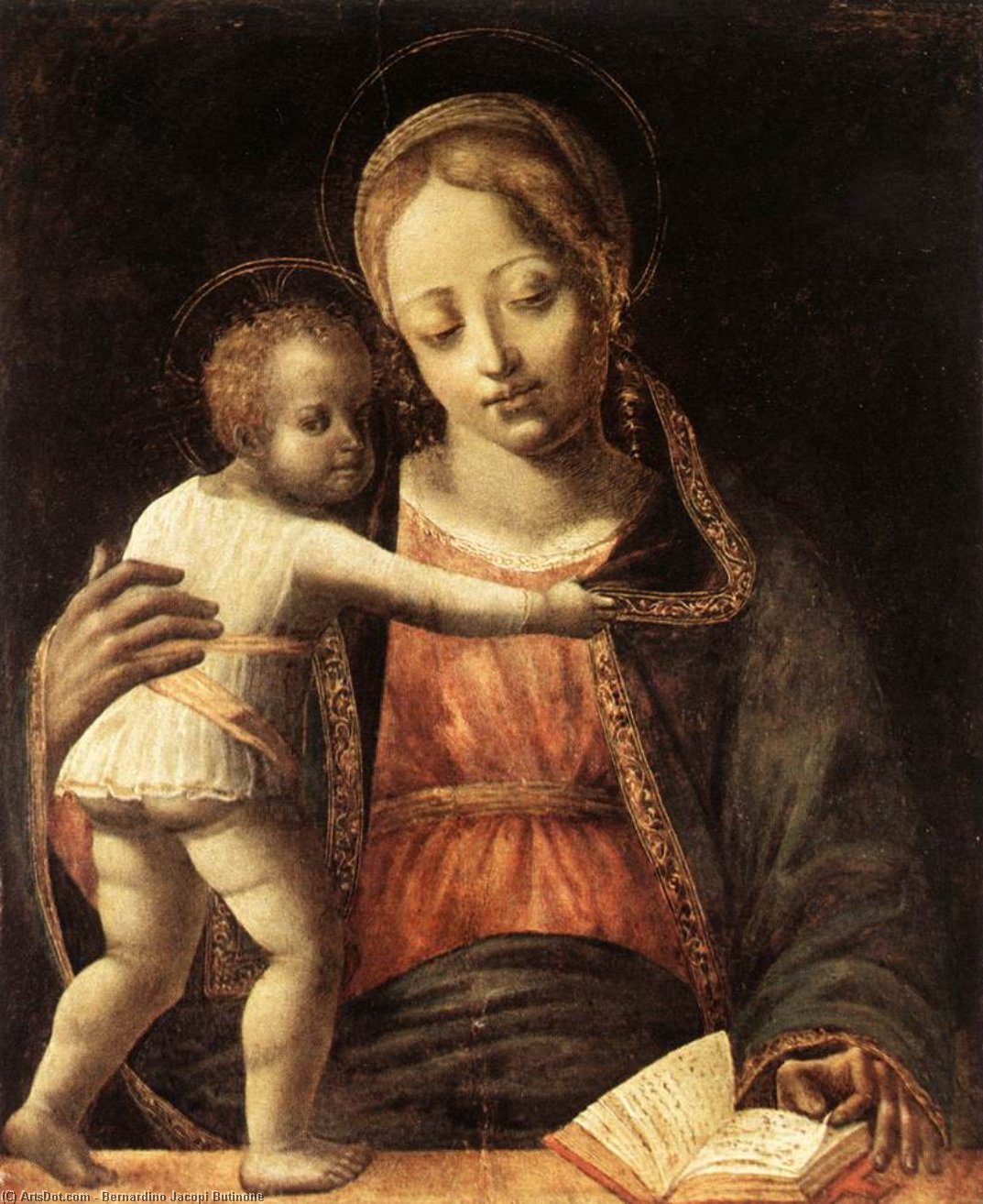 Madonna And Child — Bernardino Jacopi Butinone