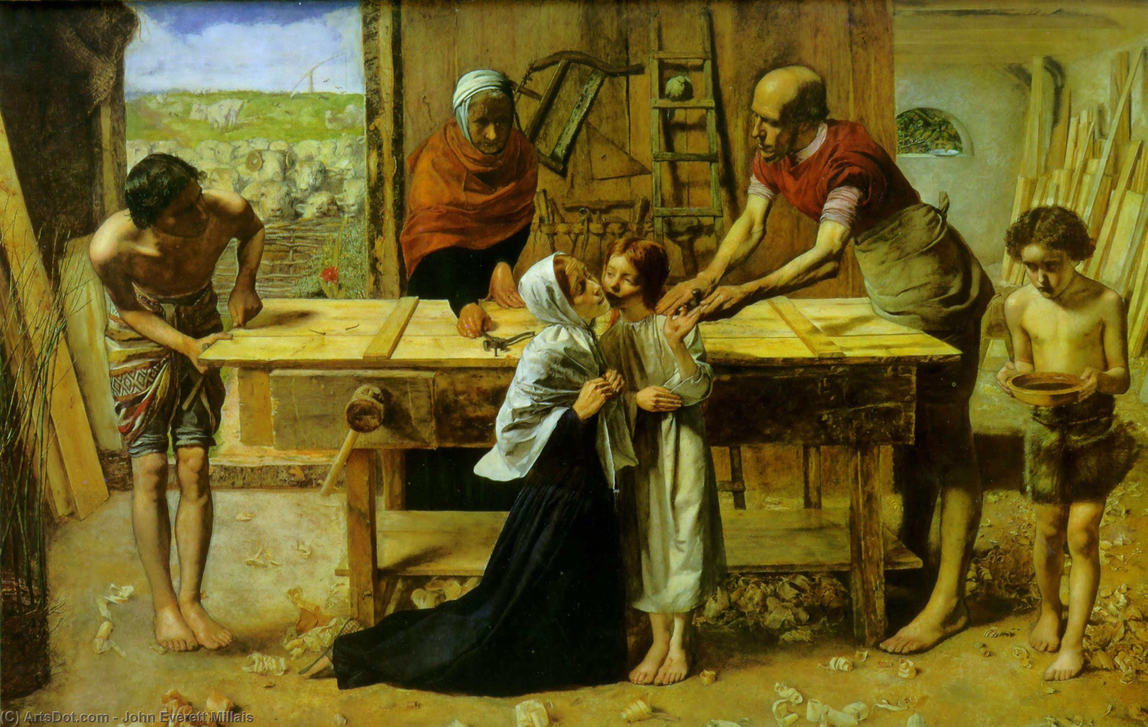 Christ In The House Of His Parents — Sir John Everett Millais