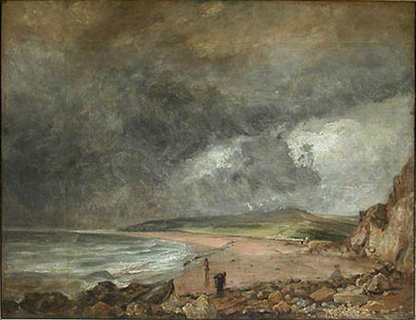 Weymouth Bay With Approaching Storm — John Constable
