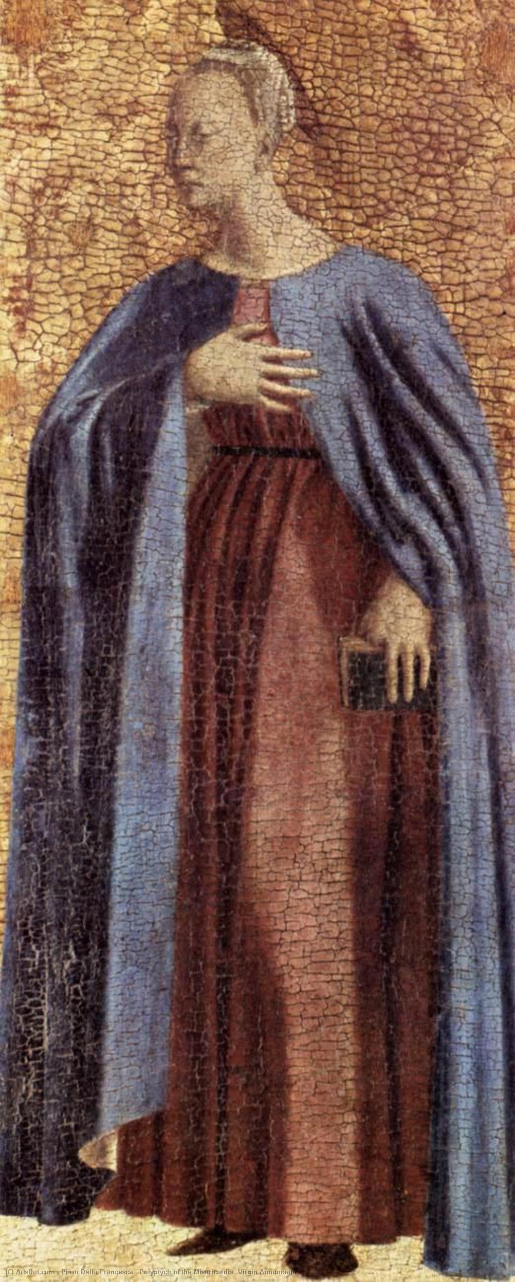 El Políptico De La Misericordia: La Virgen Anunciada — Piero Della Francesca
