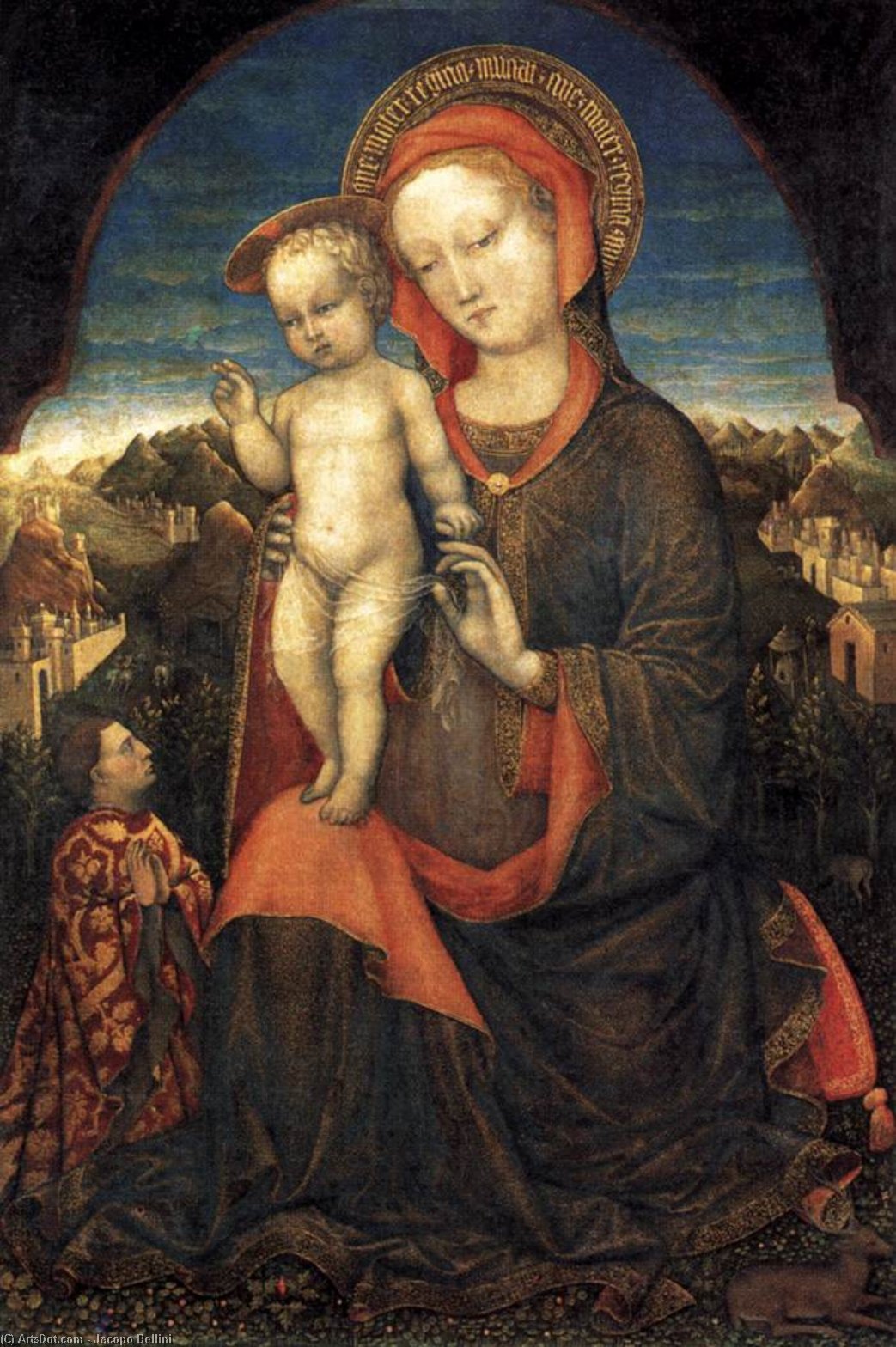 Madonna And Child Adored By Lionello D'este — Džako Belini