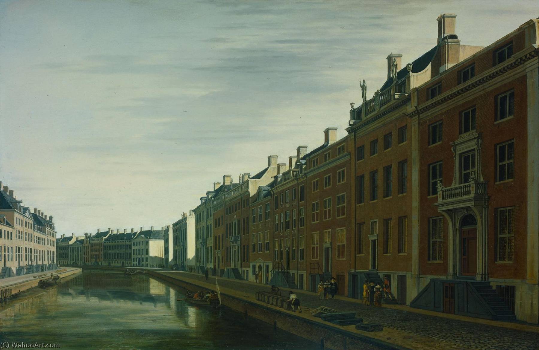 Der Goldene Bogen In Der Herengracht, Amsterdam — Gerrit Adriaenszoon Berckheyde