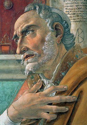 Detail From St. Augustine In His Study — Sandro Botticelli
